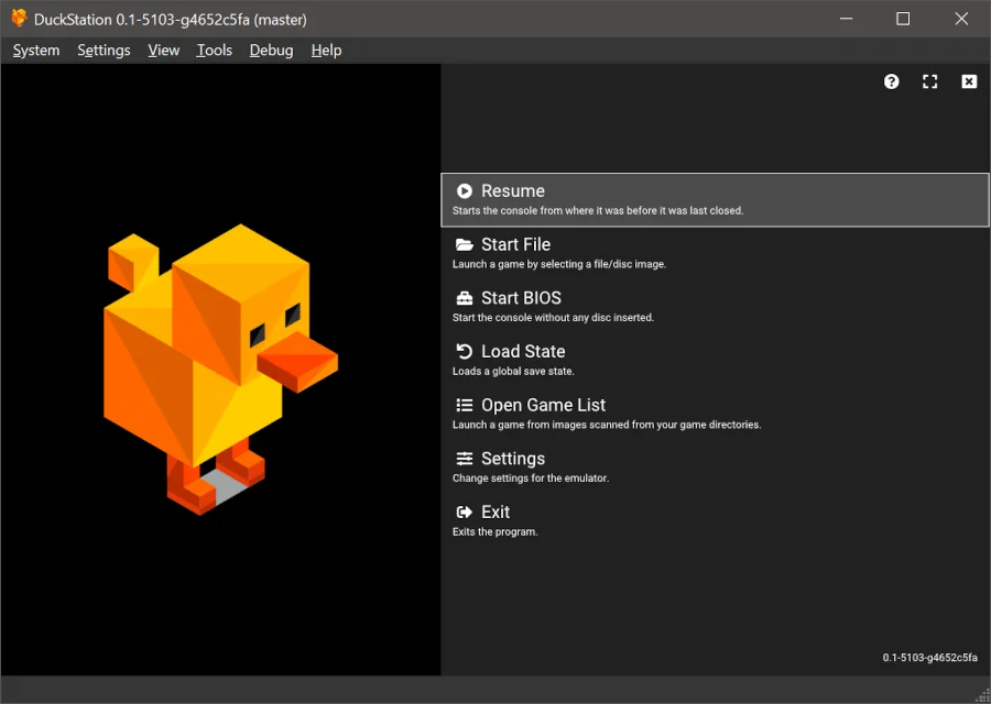 DuckStation emulador