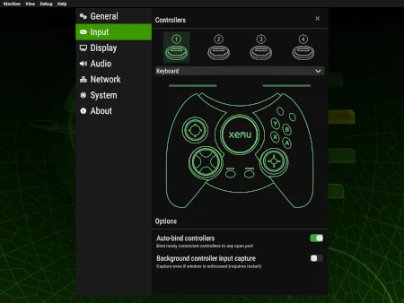 Emulador Xbox xemu