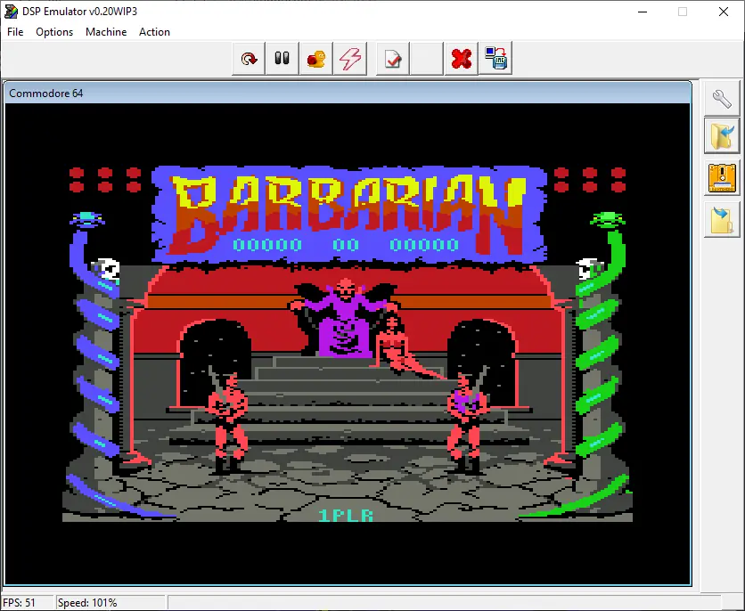 Barbarian emulador DSP